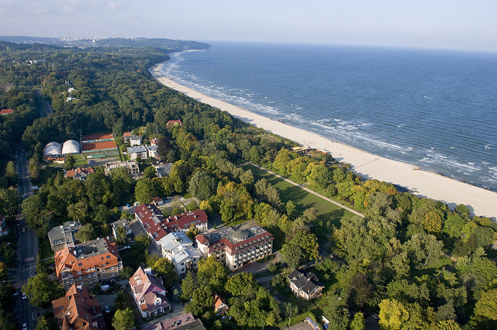 Aerial view of the Institute of Oceanology Polish Academy of Sciences (IO PAN), in Sopot, Poland. Photos: IO PAN