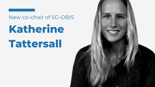 OBIS appointed Katherine Tattersall (CSIRO/OBIS-Australia) as co-chair