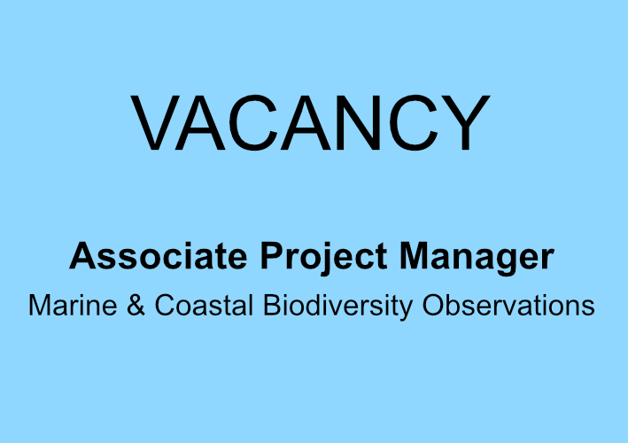 Vacancy: Associate Project Manager Marine & Coastal Biodiversity Observations